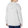 imageAmazon Essentials Womens Fleece FullZip Hoodie Available in Plus SizeLight Grey Heather