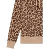 imageAmazon Essentials Womens RegularFit Fleece Pullover Hoodie Available in Plus SizeCamel Leopard