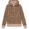 imageAmazon Essentials Womens RegularFit Fleece Pullover Hoodie Available in Plus SizeCamel Leopard