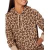 imageAmazon Essentials Womens RegularFit Fleece Pullover Hoodie Available in Plus SizeCamel Leopard