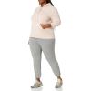 imageAmazon Essentials Womens RegularFit Fleece Pullover Hoodie Available in Plus SizeLight Pink