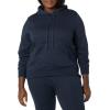 imageAmazon Essentials Womens RegularFit Fleece Pullover Hoodie Available in Plus SizeNavy Cheetah
