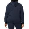 imageAmazon Essentials Womens RegularFit Fleece Pullover Hoodie Available in Plus SizeNavy Cheetah