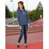 imageAmazon Essentials Womens RegularFit Fleece Pullover Hoodie Available in Plus SizeNavy Heather