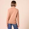 imageAmazon Essentials Womens RelaxedFit Crewneck Pullover LongSleeve Sweatshirt Available in Plus SizeLight Brown