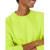 imageAmazon Essentials Womens RelaxedFit Crewneck Pullover LongSleeve Sweatshirt Available in Plus SizeLime Green