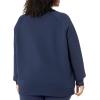 imageAmazon Essentials Womens RelaxedFit Crewneck Pullover LongSleeve Sweatshirt Available in Plus SizeNavy