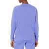 imageAmazon Essentials Womens RelaxedFit Crewneck Pullover LongSleeve Sweatshirt Available in Plus SizePurple Blue