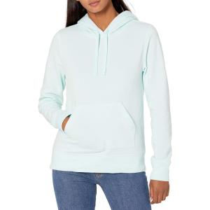imageAmazon Essentials Womens RegularFit Fleece Pullover Hoodie Available in Plus SizeAqua Blue