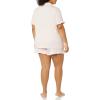 imageAmazon Essentials Womens Cotton Modal Piped Notch Collar Pajama SetPale Pink