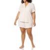imageAmazon Essentials Womens Cotton Modal Piped Notch Collar Pajama SetPale Pink