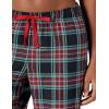 imageAmazon Essentials Womens Flannel Pajama Sleep PantBlack Plaid