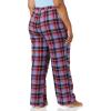 imageAmazon Essentials Womens Flannel Pajama Sleep PantBlue Mixed Tartan