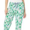 imageAmazon Essentials Womens Flannel Pajama Sleep PantEcru Festive Tree