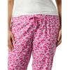 imageAmazon Essentials Womens Flannel Pajama Sleep PantFuchsia Silhouette Floral