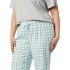 imageAmazon Essentials Womens Flannel Pajama Sleep PantLight Blue Plaid