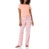 imageAmazon Essentials Womens Flannel Pajama Sleep PantLight Pink Peach Plaid