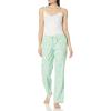 imageAmazon Essentials Womens Flannel Pajama Sleep PantMint Green Forest Animals
