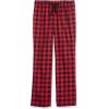 imageAmazon Essentials Womens Flannel Pajama Sleep PantRed Buffalo Check