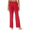 imageAmazon Essentials Womens Flannel Pajama Sleep PantRed White Dots