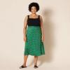imageAmazon Essentials Womens Georgette Midi Length SkirtGreen Floral