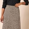 imageAmazon Essentials Womens Georgette Midi Length SkirtTaupe Leopard