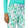 imageAmazon Essentials Womens Lightweight Flannel Pant and LongSleeve TShirt Sleep SetEcru Festive Tree