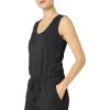 imageAmazon Essentials Womens Studio Terry Jumpsuit Available in Plus SizeBlack