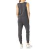 imageAmazon Essentials Womens Studio Terry Jumpsuit Available in Plus SizeCharcoal Heather