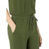 imageAmazon Essentials Womens Studio Terry Jumpsuit Available in Plus SizeDark Olive