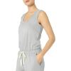 imageAmazon Essentials Womens Studio Terry Jumpsuit Available in Plus SizeLight Grey Heather
