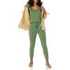 imageAmazon Essentials Womens Studio Terry Jumpsuit Available in Plus SizeMilitary Green