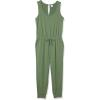 imageAmazon Essentials Womens Studio Terry Jumpsuit Available in Plus SizeMilitary Green