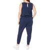 imageAmazon Essentials Womens Studio Terry Jumpsuit Available in Plus SizeNavy
