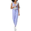 imageAmazon Essentials Womens Studio Terry Jumpsuit Available in Plus SizeSoft Violet
