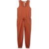 imageAmazon Essentials Womens Studio Terry Jumpsuit Available in Plus SizeTerracotta