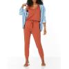 imageAmazon Essentials Womens Studio Terry Jumpsuit Available in Plus SizeTerracotta