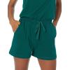 imageAmazon Essentials Womens Studio Terry RomperDark Green