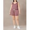 imageAmazon Essentials Womens Studio Terry RomperPlum
