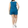 imageAmazon Essentials Womens Studio Terry RomperTeal Blue