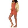 imageAmazon Essentials Womens Studio Terry RomperTerracotta