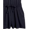 imageAmazon Essentials Womens Supersoft Terry ShortSleeve VNeck Romper Previously Daily RitualNavy