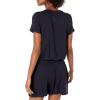 imageAmazon Essentials Womens Supersoft Terry ShortSleeve VNeck Romper Previously Daily RitualNavy