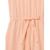 imageAmazon Essentials Womens Supersoft Terry ShortSleeve VNeck Romper Previously Daily RitualPastel Peach