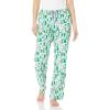 imageAmazon Essentials Womens Flannel Pajama Sleep PantEcru Festive Tree
