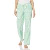 imageAmazon Essentials Womens Flannel Pajama Sleep PantMint Green Forest Animals