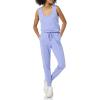 imageAmazon Essentials Womens Studio Terry Jumpsuit Available in Plus SizeSoft Violet