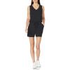 imageAmazon Essentials Womens Studio Terry RomperBlack