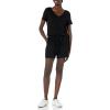 imageAmazon Essentials Womens Supersoft Terry ShortSleeve VNeck Romper Previously Daily RitualBlack