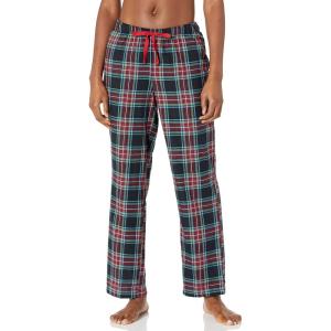 imageAmazon Essentials Womens Flannel Pajama Sleep PantBlack Plaid
